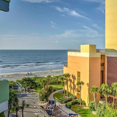 Myrtle Beach Condo Ocean View And Resort Amenities! Exterior photo